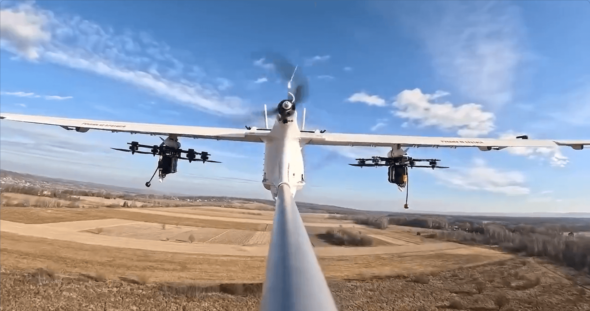 Hybrid FPV Drone With Fixed Wings and Anti-Armor Warhead Signals Strike Evolution