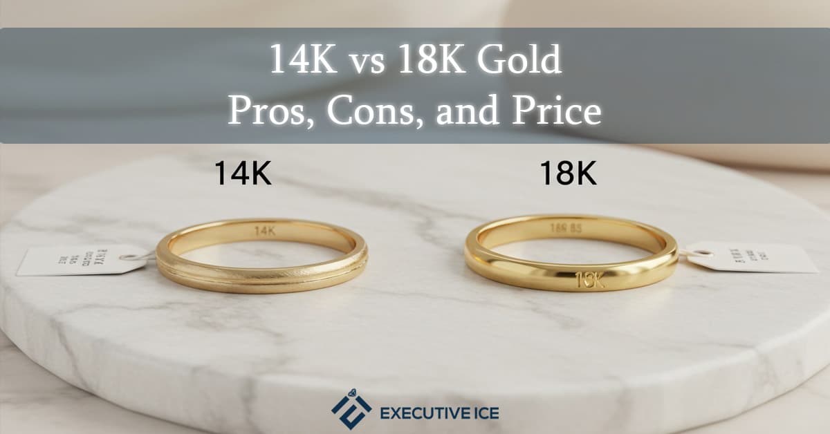 14K vs 18K Gold in 2026: Hardness, Color, Price and Care