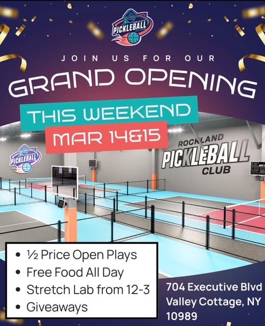 Rockland Pickleball Club opens indoor home for local players