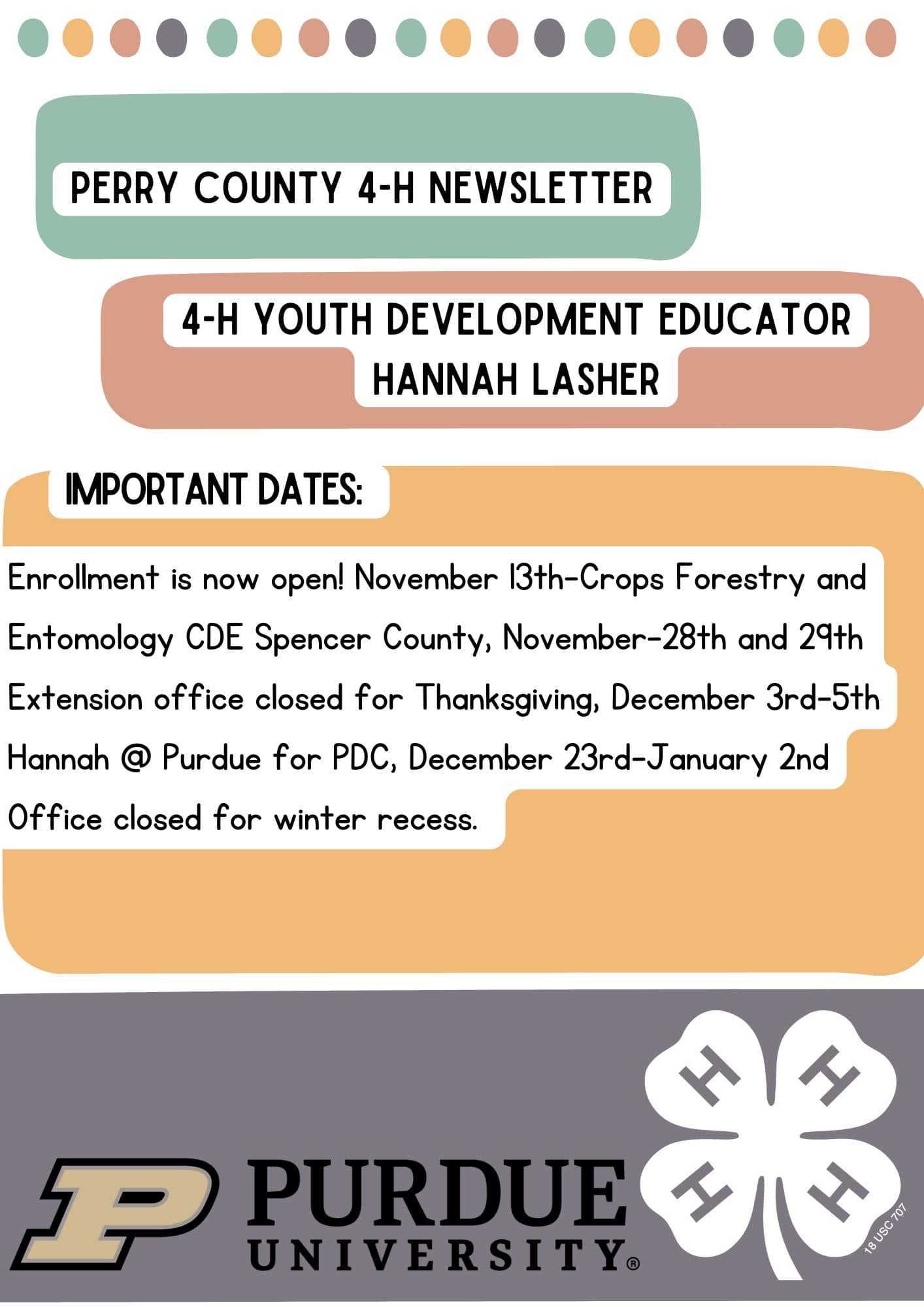 Perry County 4-H handbook opens program to all youth