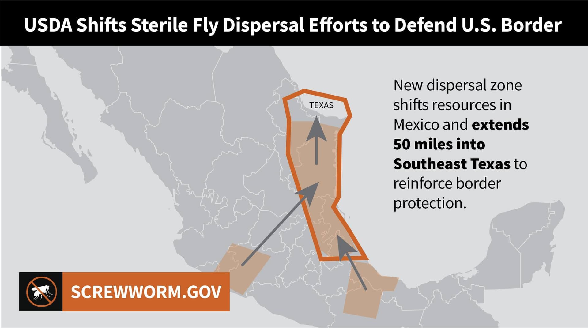 USDA confirms rare Texas screwworm cases, launches national response