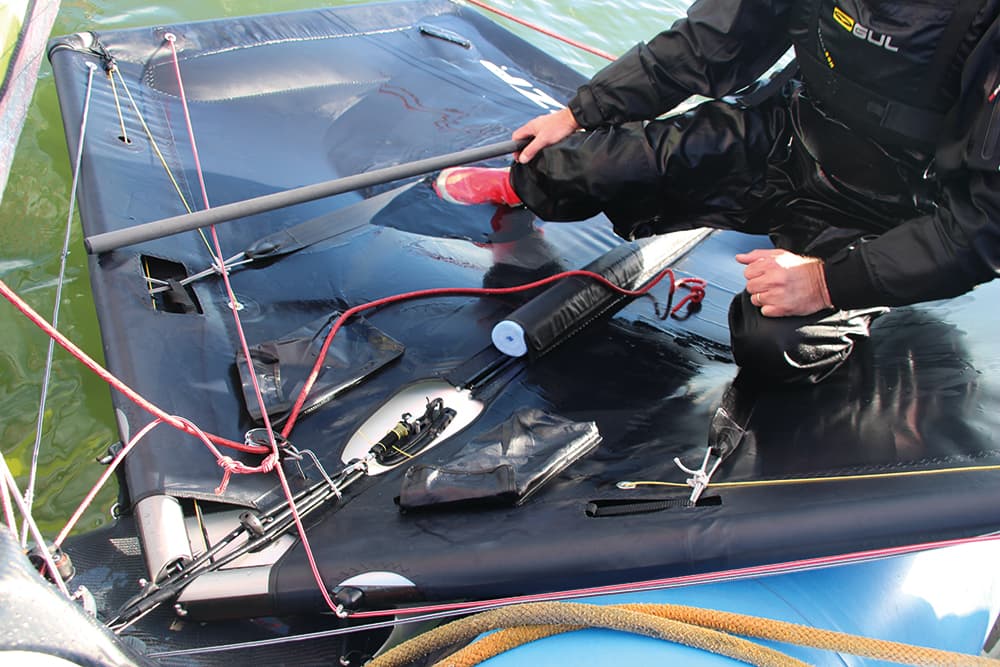 How the Mechanical Wand System Keeps Foiling Moths Flying Stable