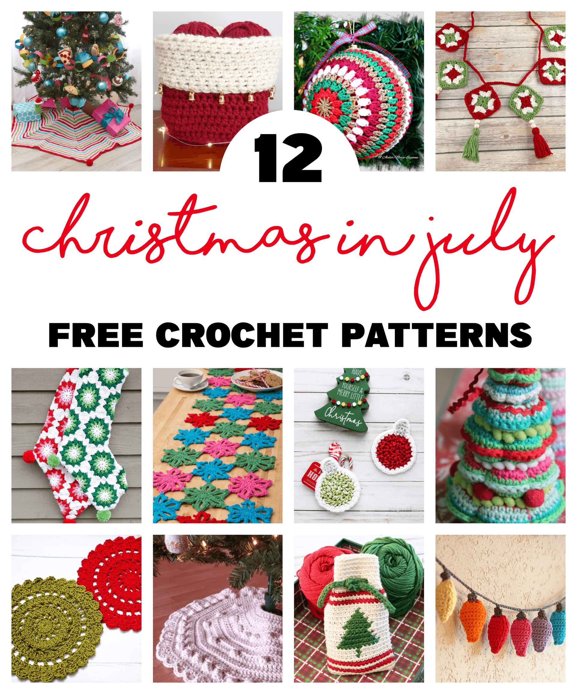The Crochet Village launches Christmas in July crochet blog hop
