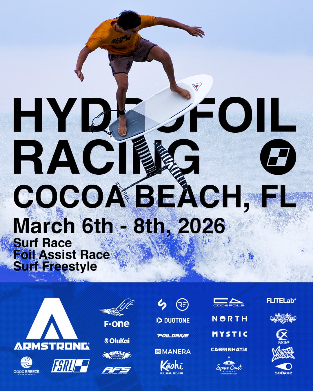 Foil Surf Race League Opens 2026 Tour in Cocoa Beach March 6-8