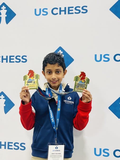 Forsyth Fourth Grader Wins Two National Chess Titles