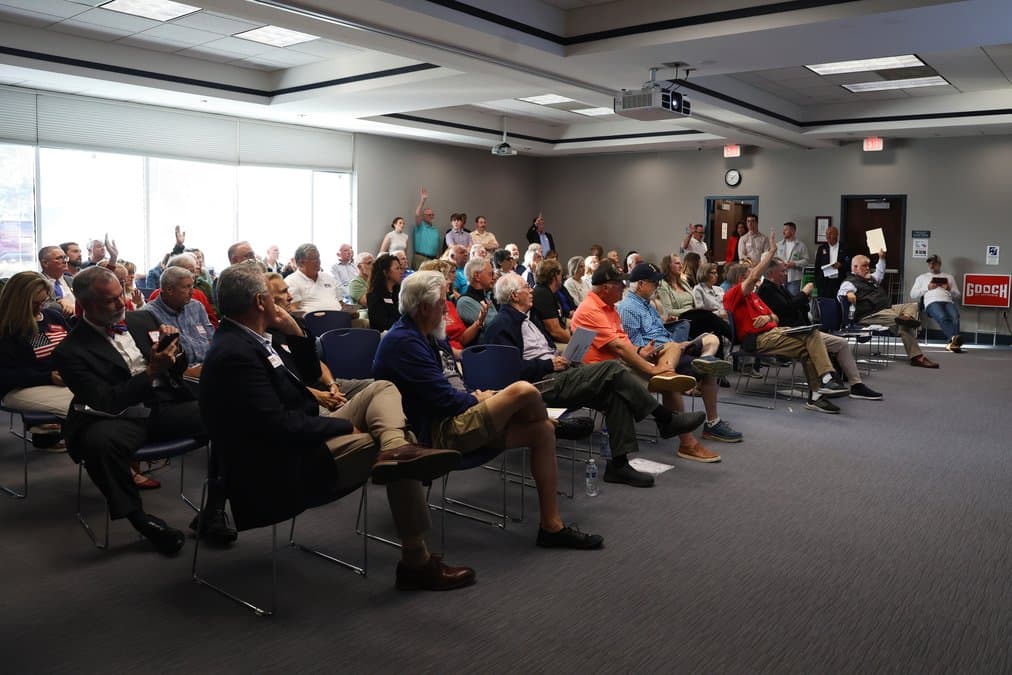 Three District 1 candidates meet voters as Forsyth primary nears