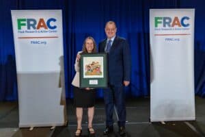 FRAC honors Randy Rosso, Claire Lane for anti-hunger advocacy work
