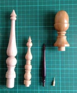 Galloway Woodturners demo shows how restraint shapes better finials