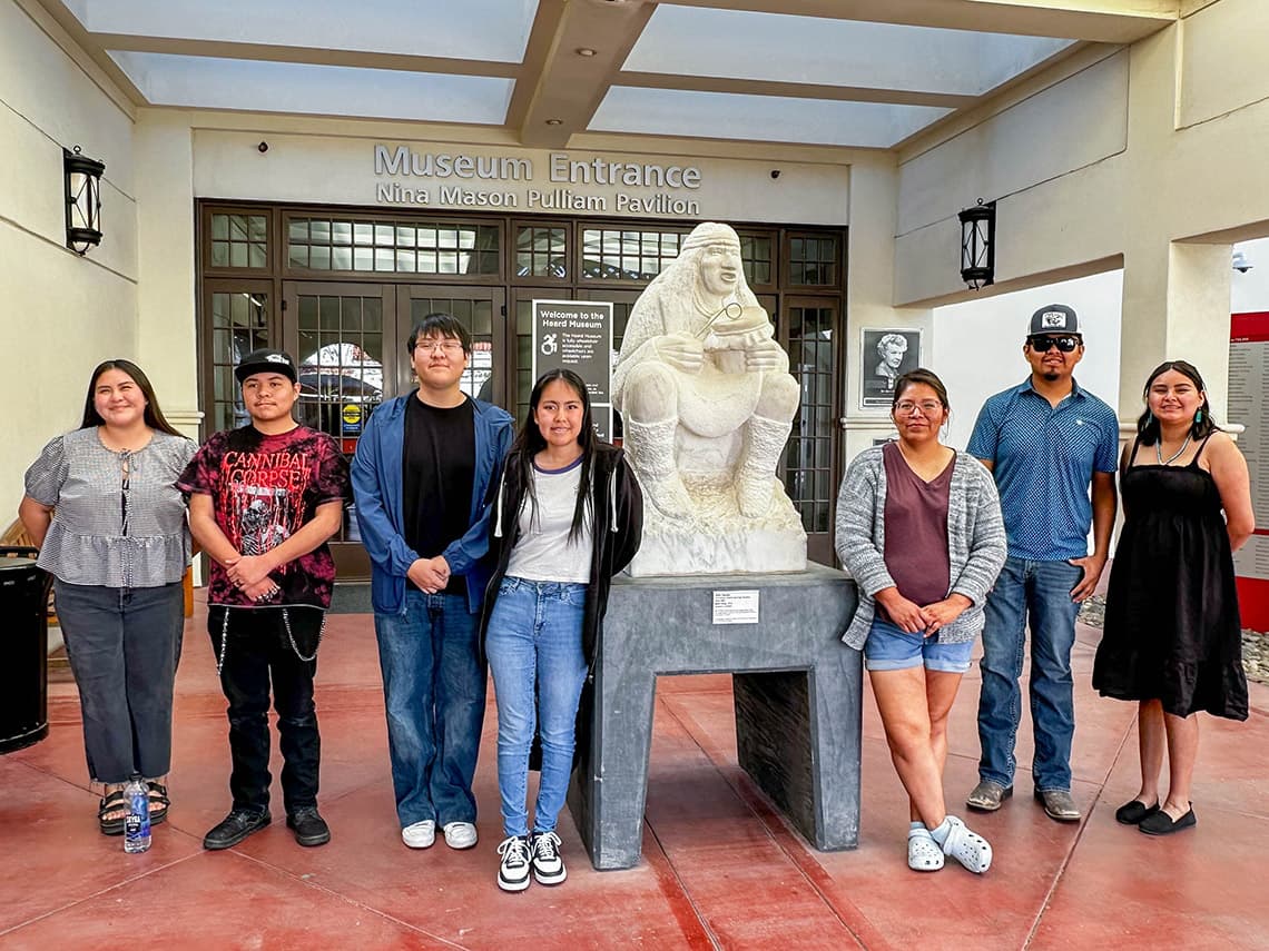 UNM-Gallup students visit Heard Museum for cultural learning trip