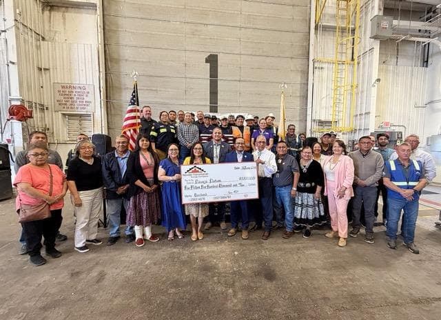 Navajo Nation receives record $5.5 million dividend from NTEC