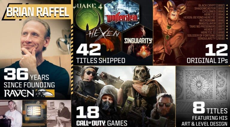 Raven Software Co-Founder Brian Raffel Retires After 36 Years at Studio