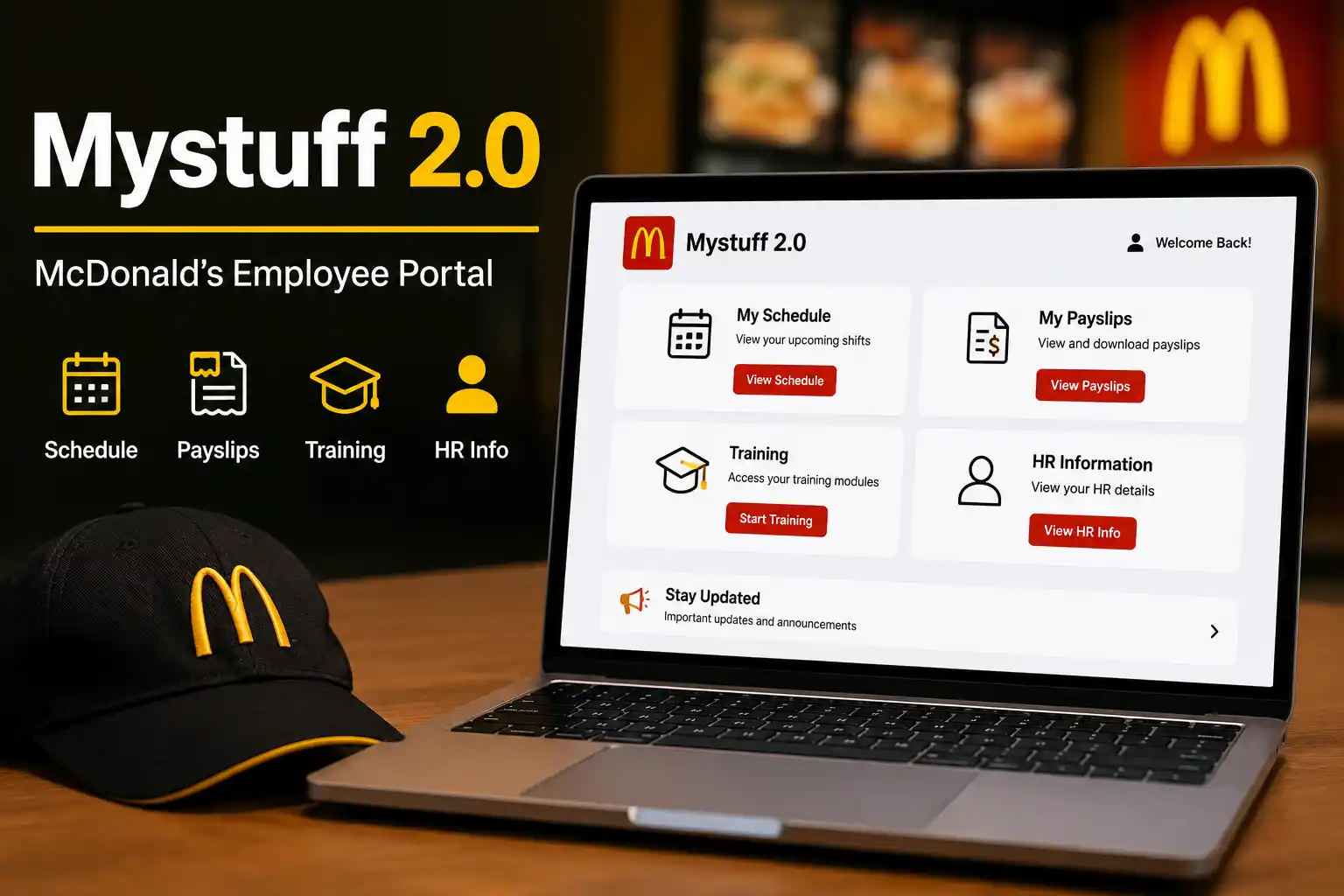 McDonald's payroll logins vary by role, workers told to save the right portal