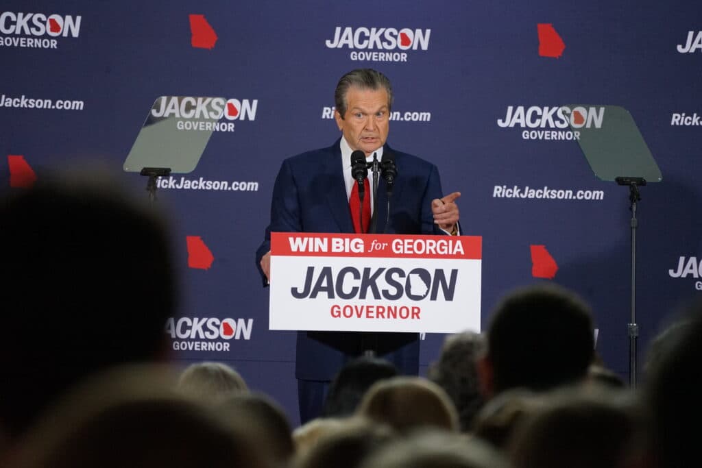 Rick Jackson faces scrutiny over past donations, Forsyth fundraiser role