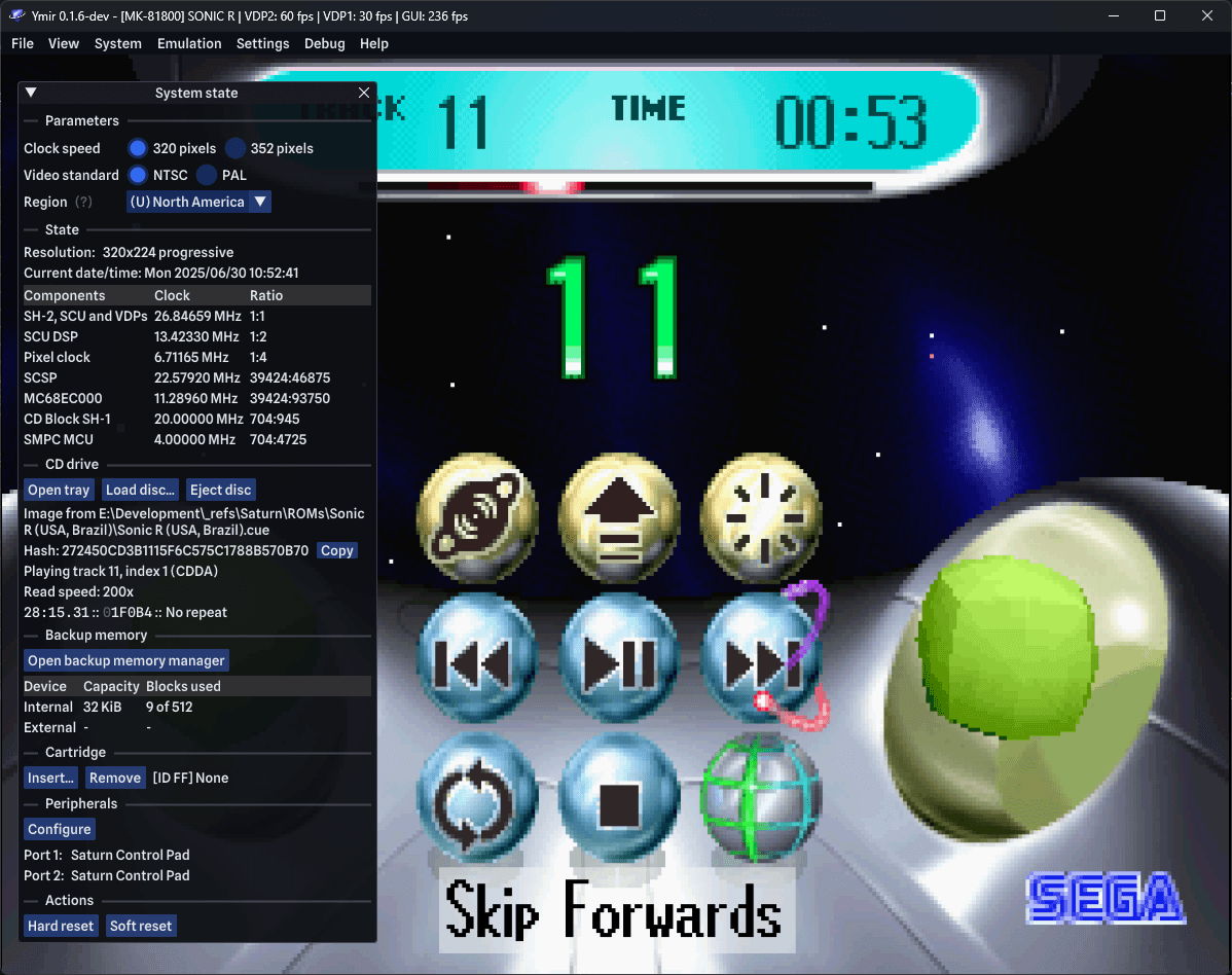 Ivan StrikerX3 Releases Nightly Ymir Sega Saturn Builds Improving Compatibility, Stability