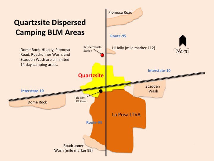 Quartzsite La Posa Camping Rules, Permits and Local Impacts