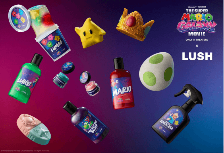 Lush unveils Super Mario Galaxy products, Yoshi-Egg bath bomb lands March 10