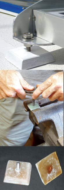 Glue-On Hardware Mounts Solve Tough Sailboat Installation Challenges