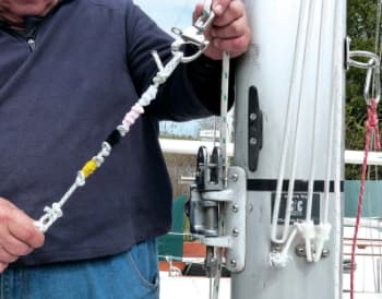 Simple DIY rig cleans and lubricates sticky mainsail tracks