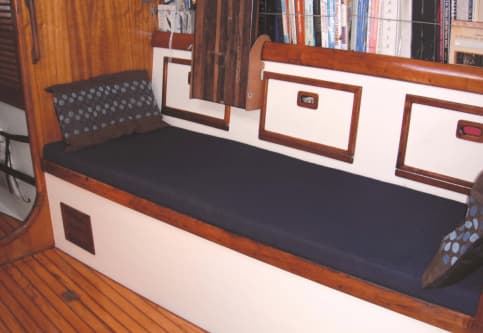 Careful Fabric Choices and Measuring Refresh Eurisko’s Sailboat Cushions