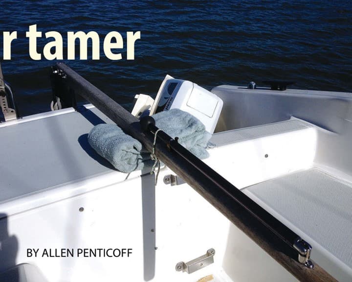 Wet Towel Tames a Loose Helm on Simple Sailboats