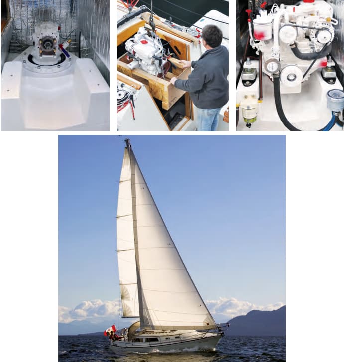 DIY repower swaps Volvo diesel for Beta 20 saildrive