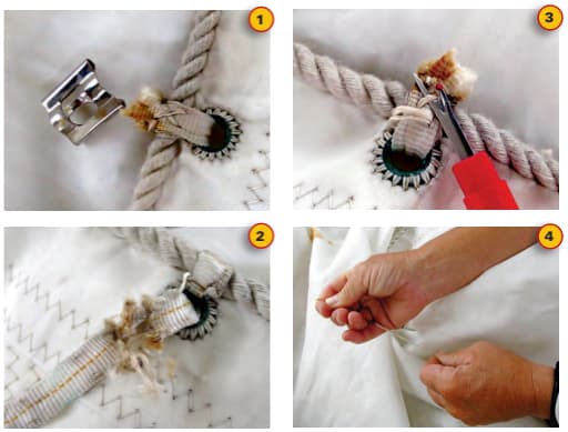 How to re-seize mainsail slides before offshore failure