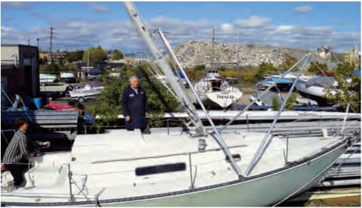 How to raise a mast safely with minimal help