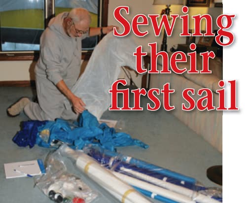 How one sailor sewed her first sail with confidence