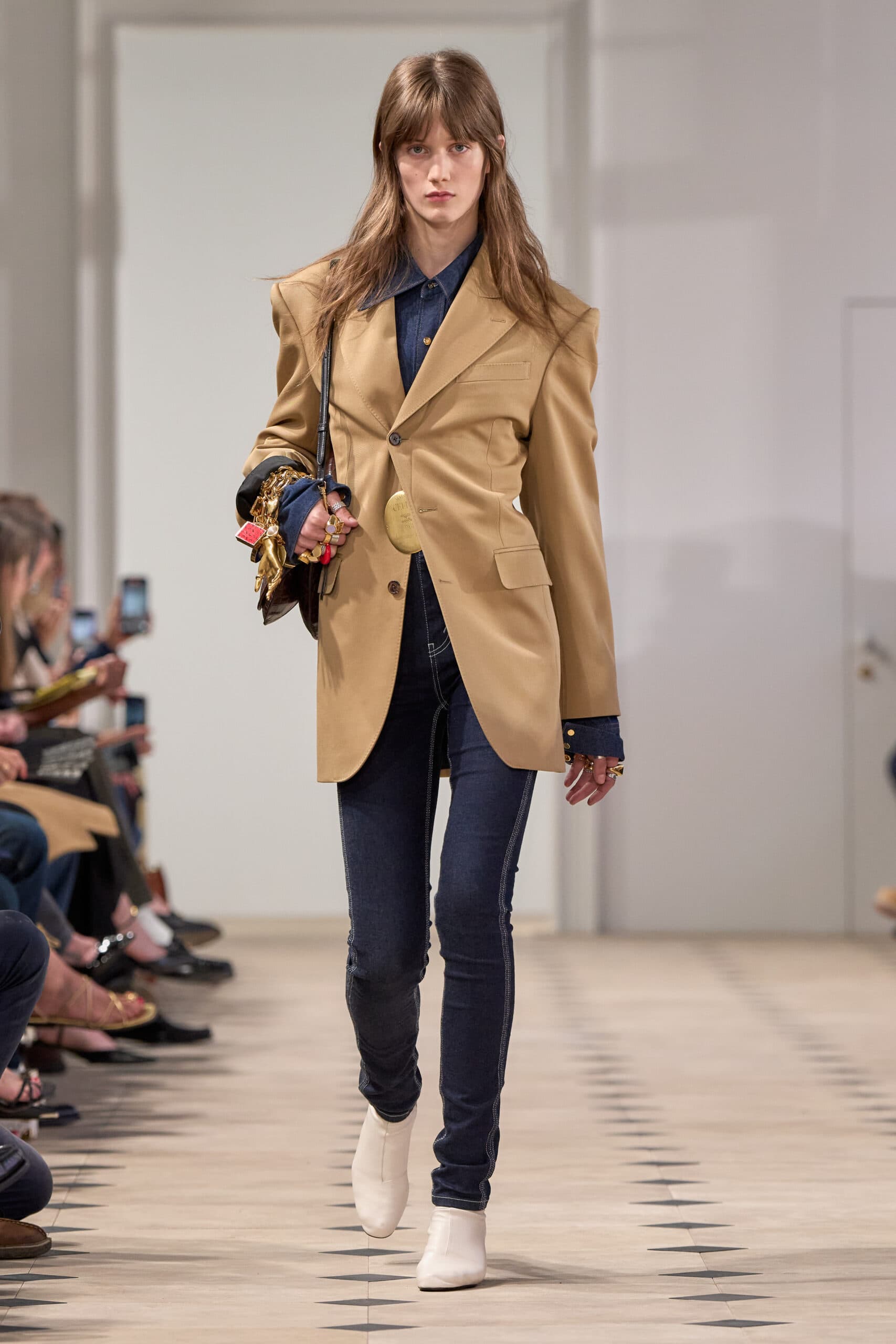 Celine's Tailored Denim Debut by Michael Rider Spurs Workwear Momentum