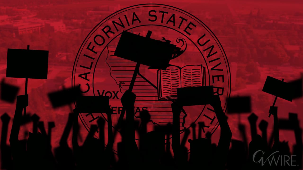 CSU trades workers start four-day strike, picket Fresno State over unpaid raises