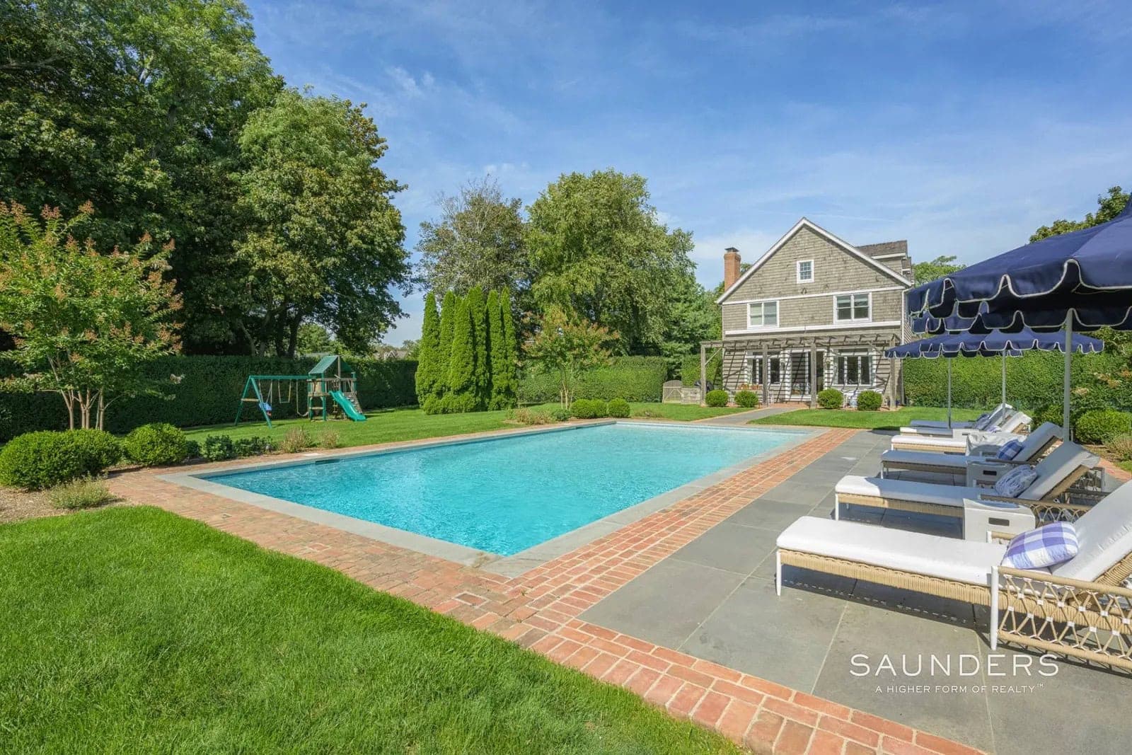 Completely Renovated Bridgehampton Rental Offers Pool and Har-Tru Tennis
