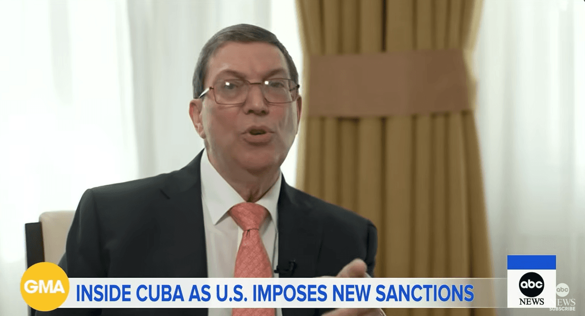 Cuba’s foreign minister defends political system, dodges question on free elections