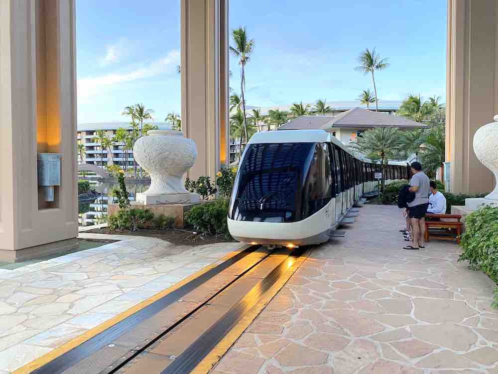 Saturday night tram collision at Hilton Waikōloa Village suspends service