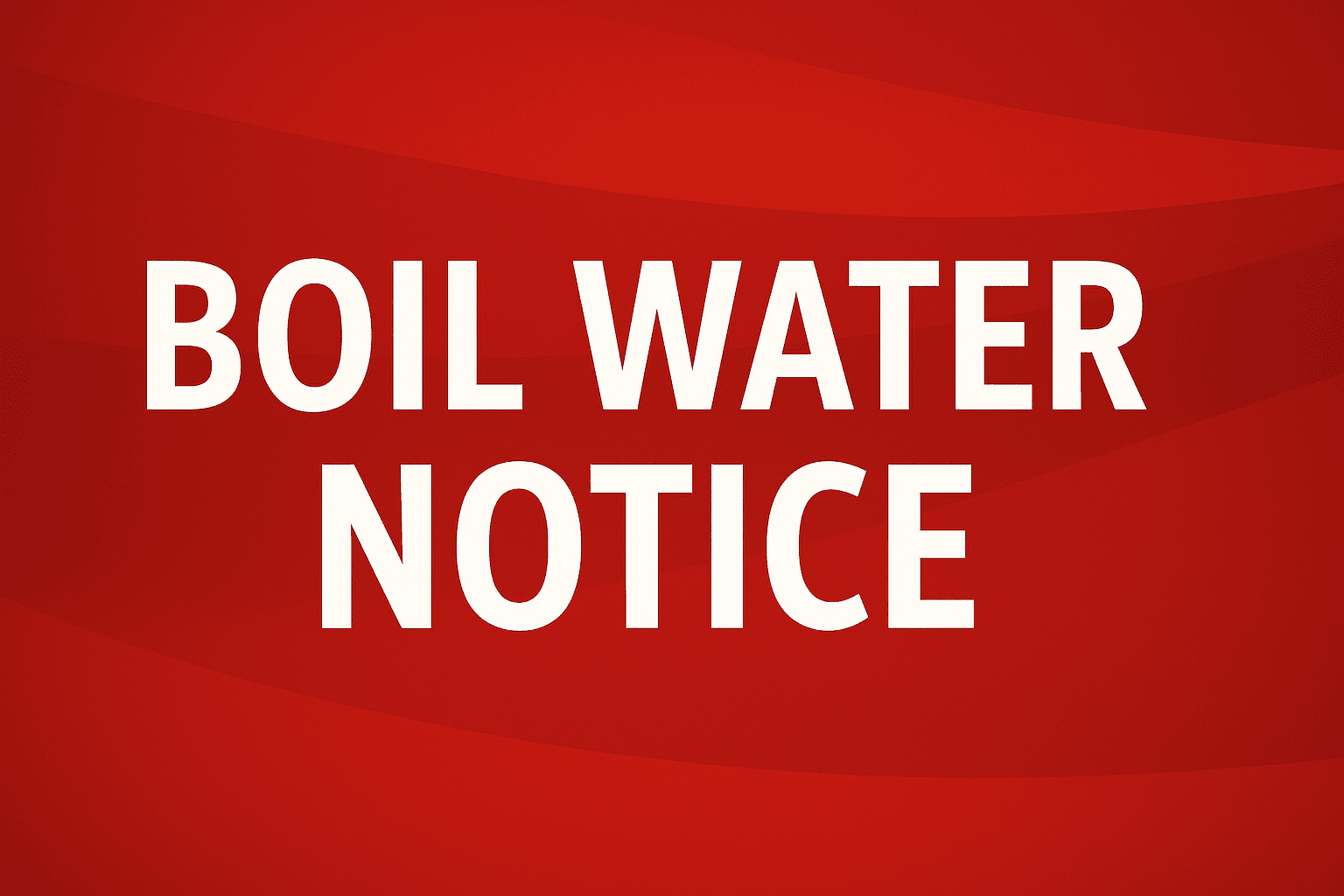 Boil Water Order Affects All Sledge Residents, Officials Say