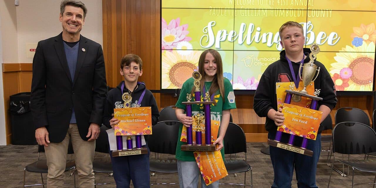 Eureka Student Wins 41st Paulette Gilliam Humboldt County Spelling Bee