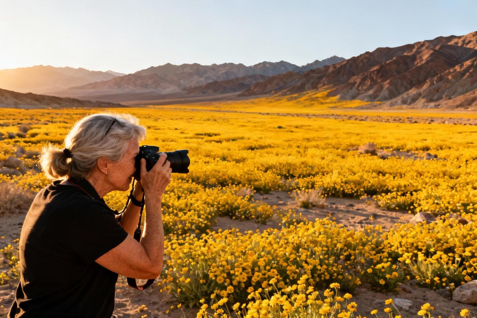 Above‑Average Wildflower Bloom in Death Valley Draws Crowds, Officials Warn