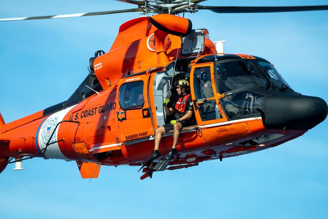 Coast Guard Airlift Saves Cruise Passenger, 92 Miles Off Kauai