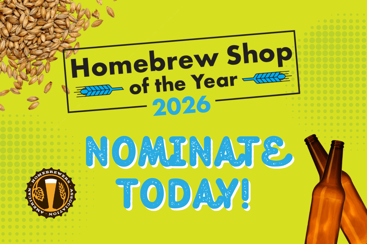 American Homebrewers Association Opens Nominations for 2026 Homebrew Shop of the Year