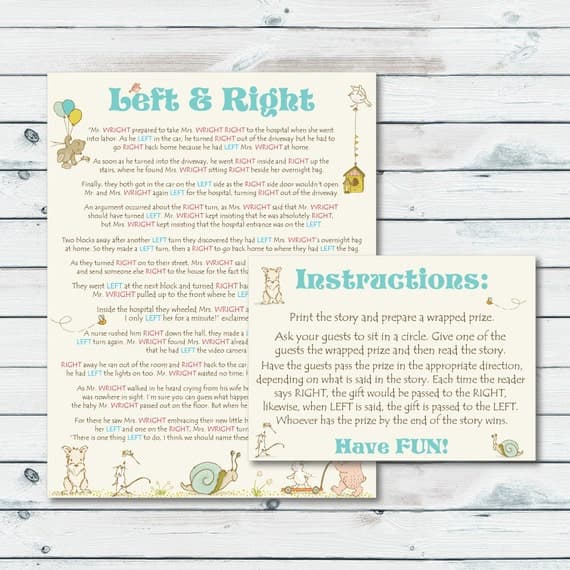Baby Gate updates the left-and-right baby shower game for 2026