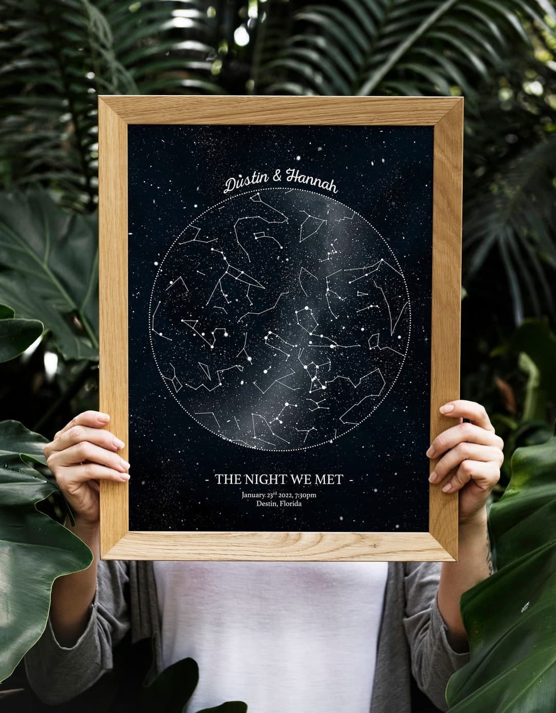 Custom star maps and keepsakes make thoughtful couple gifts