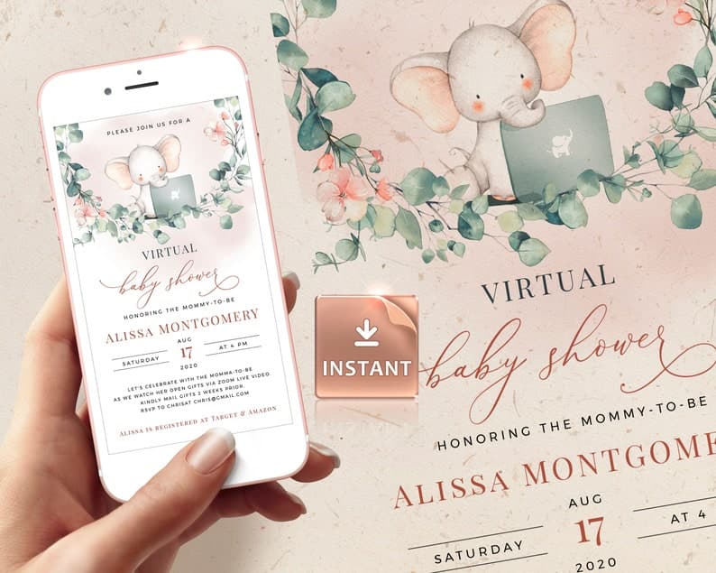 Virtual baby showers help families celebrate together from anywhere