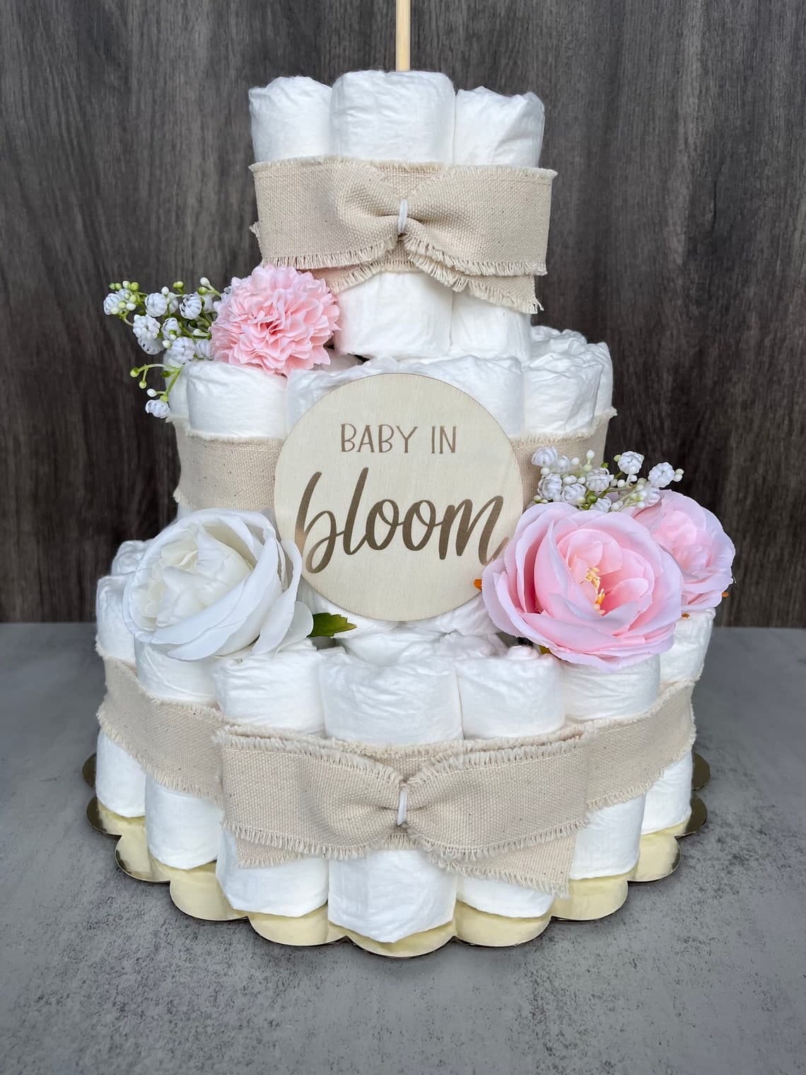 Diaper Cakes Combine Practical Gifting With Stunning Baby Shower Decor
