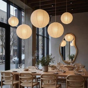 toilet paper pendant light cover makes a quirky housewarming gift