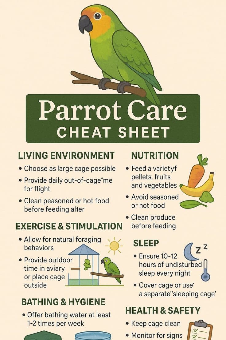 PEARL Parrot Rescue offers online class on standards of care