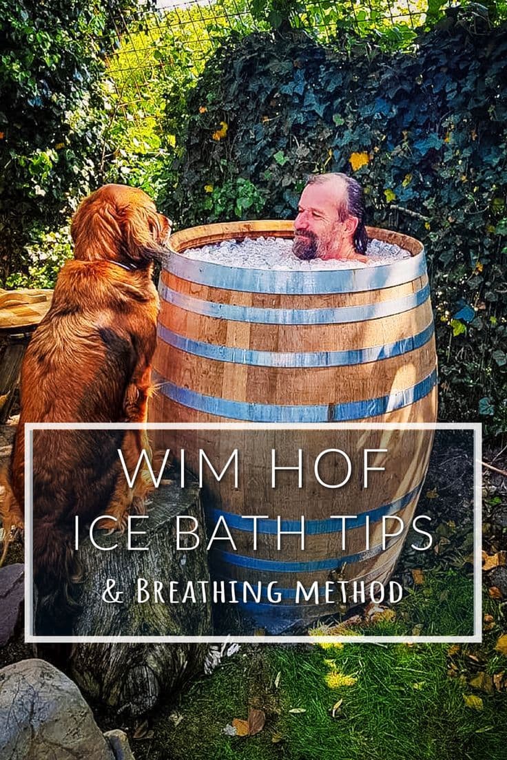 Wim Hof workshop in New Hampshire packages ice baths with breathwork