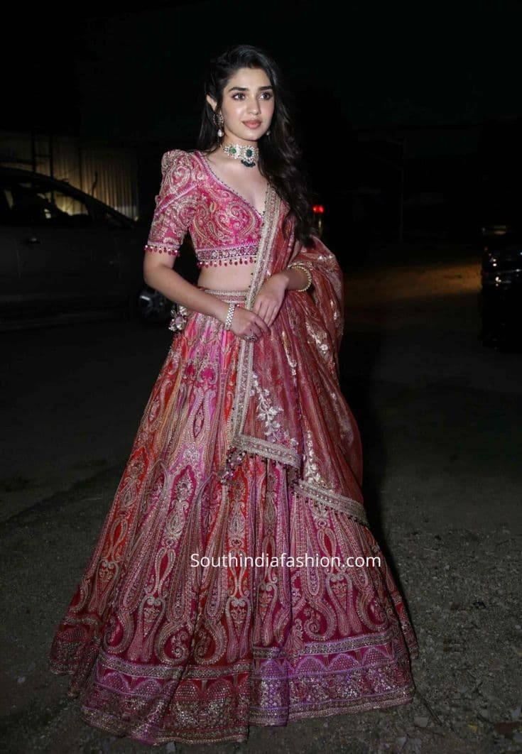 Krithi Shetty’s Kanchipuram lehenga spotlights heritage bridal occasionwear