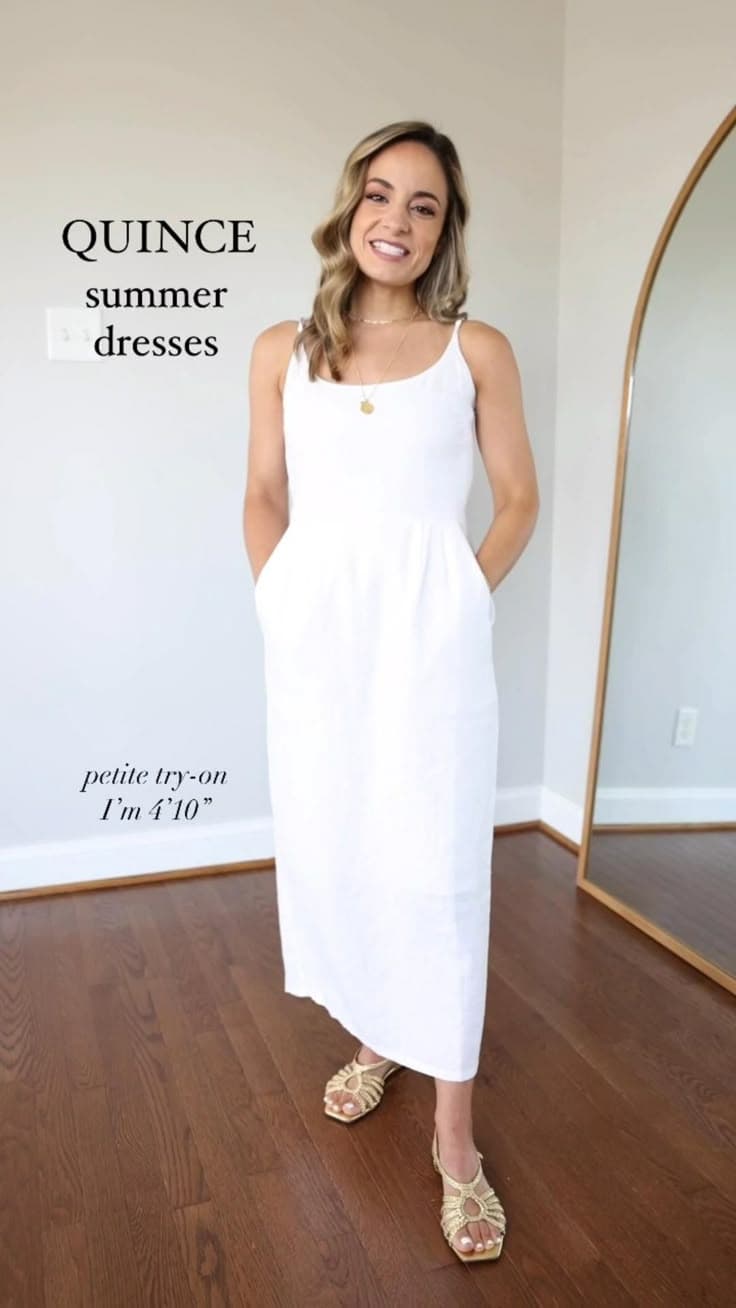 InStyle spotlights Quince petite dresses, summer styles start at $40