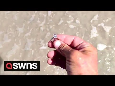 New Zealand Detectorist Recovers Lost Diamond Engagement Ring From Creek