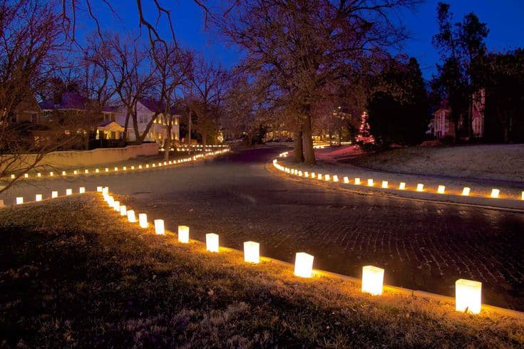 Eagar luminaries and lights brighten Round Valley, boost community spirit