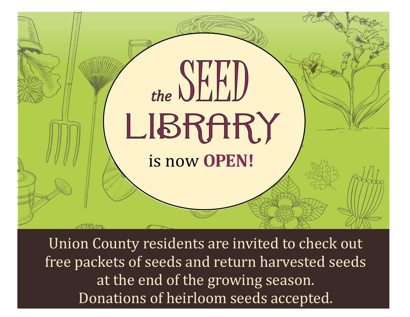 Seed Library Opens at Cook Memorial Library in La Grande Feb. 4